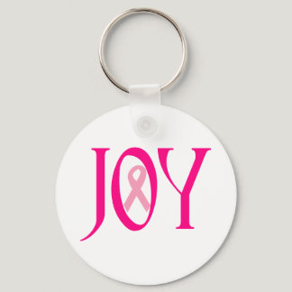 Breast Cancer Joy Keychain