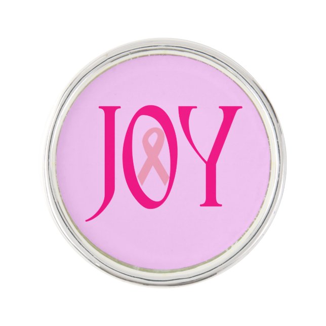 Breast Cancer Joy Pin (Front)