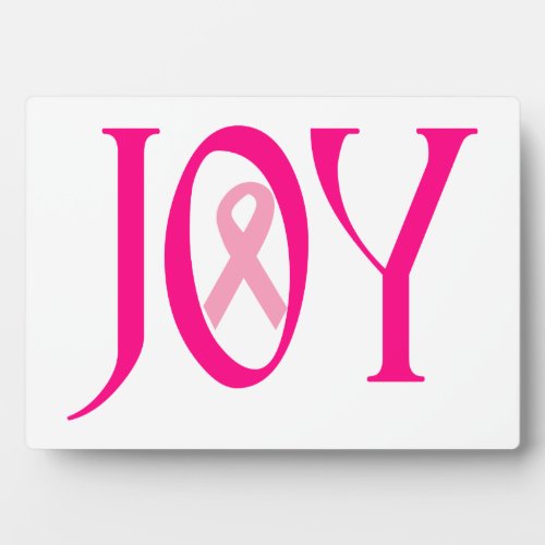 Breast Cancer Joy Plaque