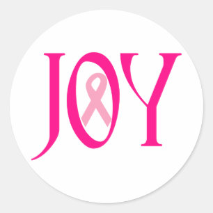 Breast Cancer Joy Stickers