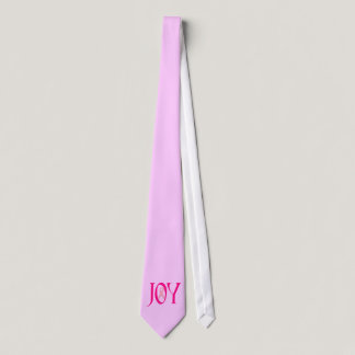 Breast Cancer Joy Tie