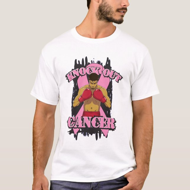 Breast Cancer Knock Out Cancer T-Shirt (Front)