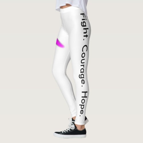 Breast cancer leggings