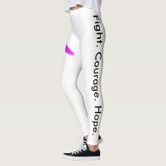 Cancer Du Sein LEGGINGS Ruban Rose Leggings FEMMES Yoga Leggings