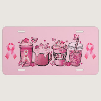 Breast Cancer License Plate