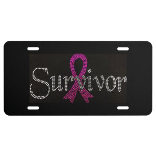 Breast Cancer License Plate