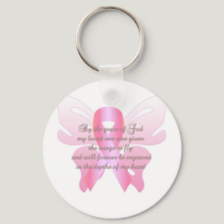 Breast Cancer Loss Keychain