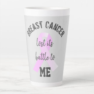 Breast Cancer Lost its Battle to ME | Survivor Latte Mug