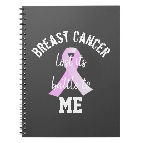 Breast Cancer Lost its Battle to ME  Survivor Notebook