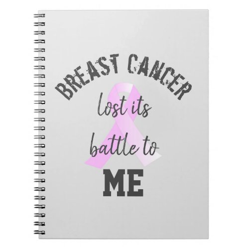 Breast Cancer Lost its Battle to ME  Survivor Notebook