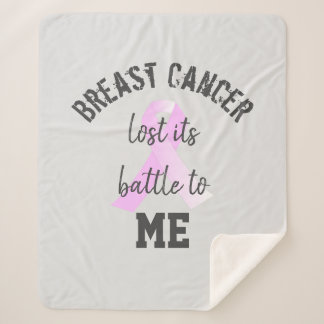 Breast Cancer Lost its Battle to ME | Survivor Sherpa Blanket