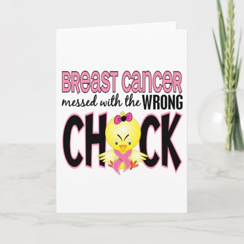 Breast Cancer Messed With The Wrong Chick Card