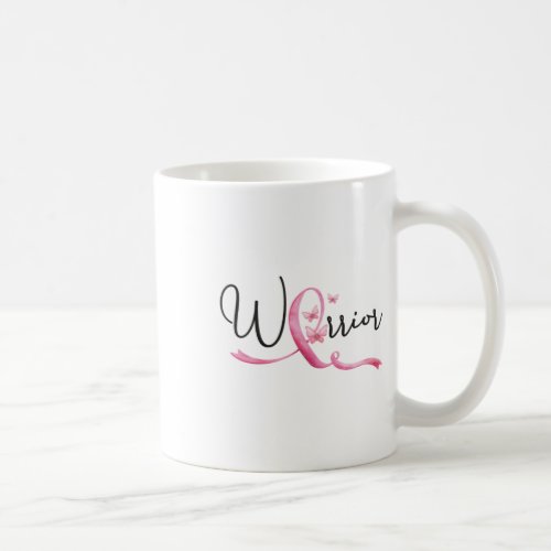 Breast Cancer Month Butterflies Pink Ribbon Women Coffee Mug