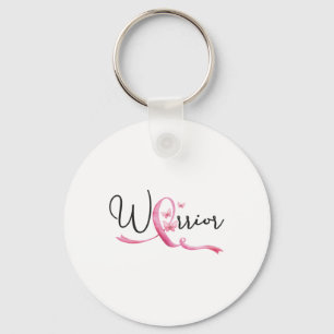 Breast Cancer Month Butterflies Pink Ribbon Women' Keychain