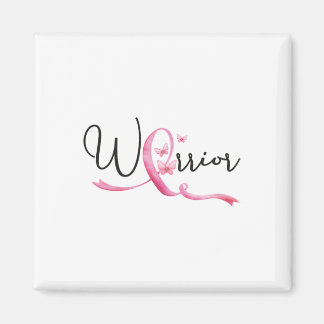 Breast Cancer Month Butterflies Pink Ribbon Women' Magnet