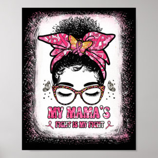 Breast Cancer My Mama's Fight Is My Fight Mama Poster