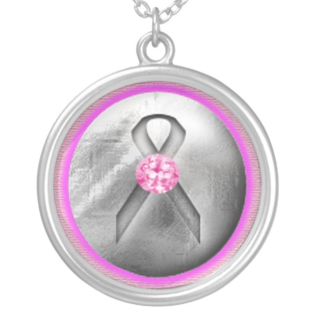 Breast cancer necklace (Front)