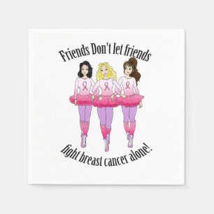 Breast Cancer: No one fights alone Napkins
