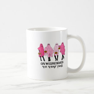 Breast Cancer On Wednesday We Wear Pink Coffee Mug
