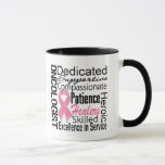 Breast Cancer Oncologist Collage Mug