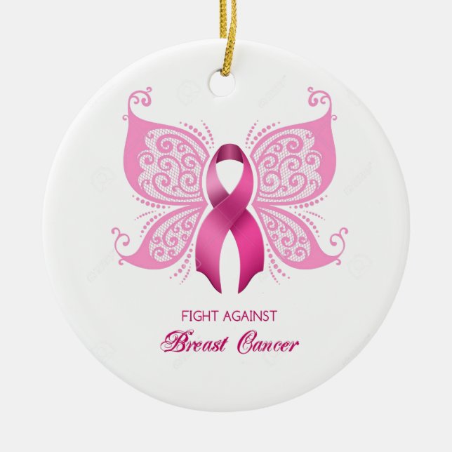 Breast Cancer Ornaments (Front)