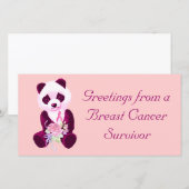 Breast Cancer Panda Bear (Front/Back)