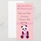 Breast Cancer Panda Bear (Front/Back)