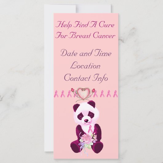 Breast Cancer Panda Bear (Front)