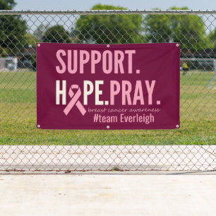 breast cancer Personalized Banner Outdoor Sign