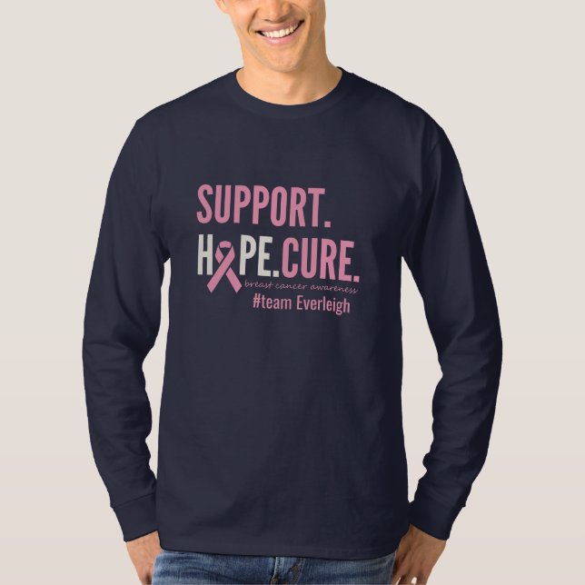 breast cancer Personalized Long Sleeve T-Shirt (Front)