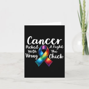Breast Cancer Picked A Fight With The Wrong Chick  Card