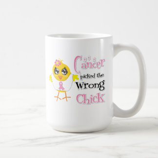 Breast Cancer Picked The Wrong Chick Coffee Mug