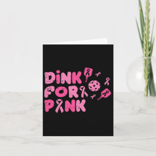 Breast Cancer Pickleball Dink For Pink Aware Men W Card