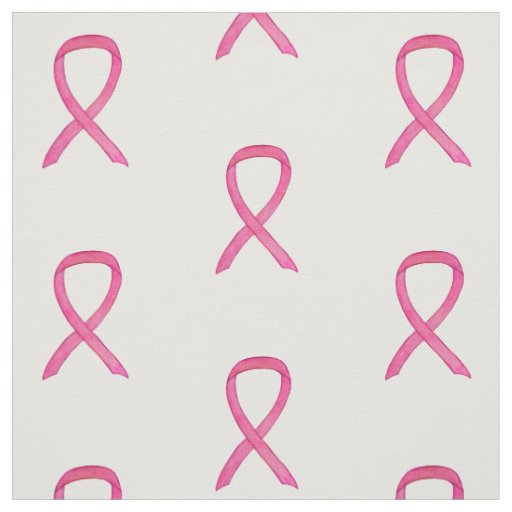 Breast Cancer Pink Awareness Ribbon Art Material Fabric