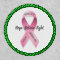 Breast Cancer Pink Awareness Ribbon Custom Text