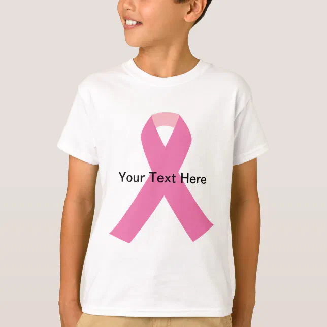 breast cancer pink awareness ribbon T-Shirt | Zazzle