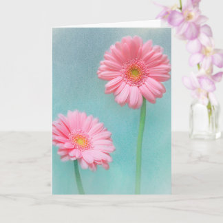 Breast Cancer Pink Daisy Support Card