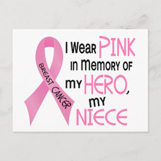 Breast Cancer PINK IN MEMORY OF MY NIECE 1 Postcard