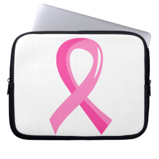 Breast Cancer Pink Ribbon 3 Laptop Sleeve