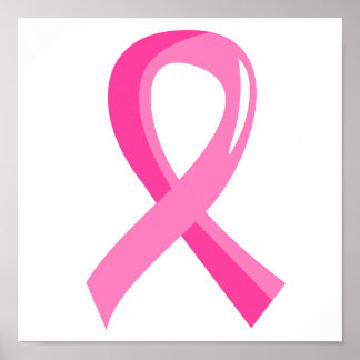 Breast Cancer Pink Ribbon 3 Poster