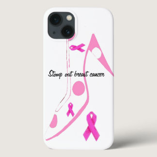 Breast Cancer Pink Ribbon iPhone 13 Case