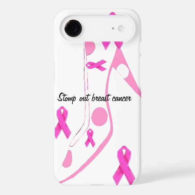 Breast Cancer Pink Ribbon Case-Mate iPhone Case (Back)