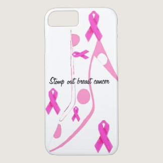 Breast Cancer Pink Ribbon iPhone 8/7 Case