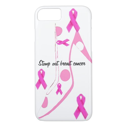 Breast Cancer Pink Ribbon iPhone 87 Case