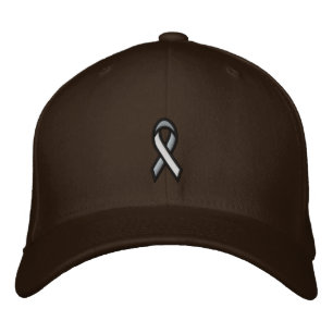 Breast Cancer Pink Ribbon Embroidered Baseball Cap