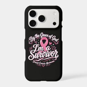 Breast Cancer Pink Ribbon Faith Awareness iPhone 17 Pro Case