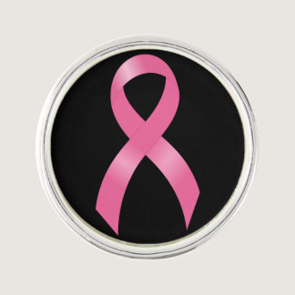 Breast Cancer Pink Ribbon Lapel Pin