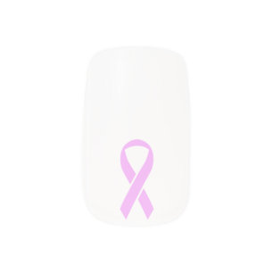 Breast Cancer Pink Ribbon Minx Nail Art Decals