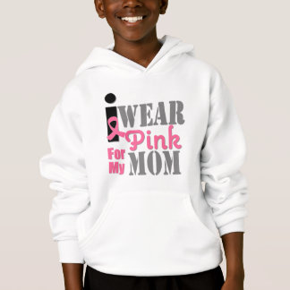 BREAST CANCER PINK RIBBON Mom Hoodie