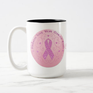 Breast Cancer Pink Ribbon Mug